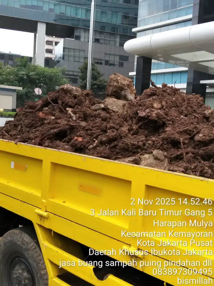 Jasa angkut puing dan buang sampah
