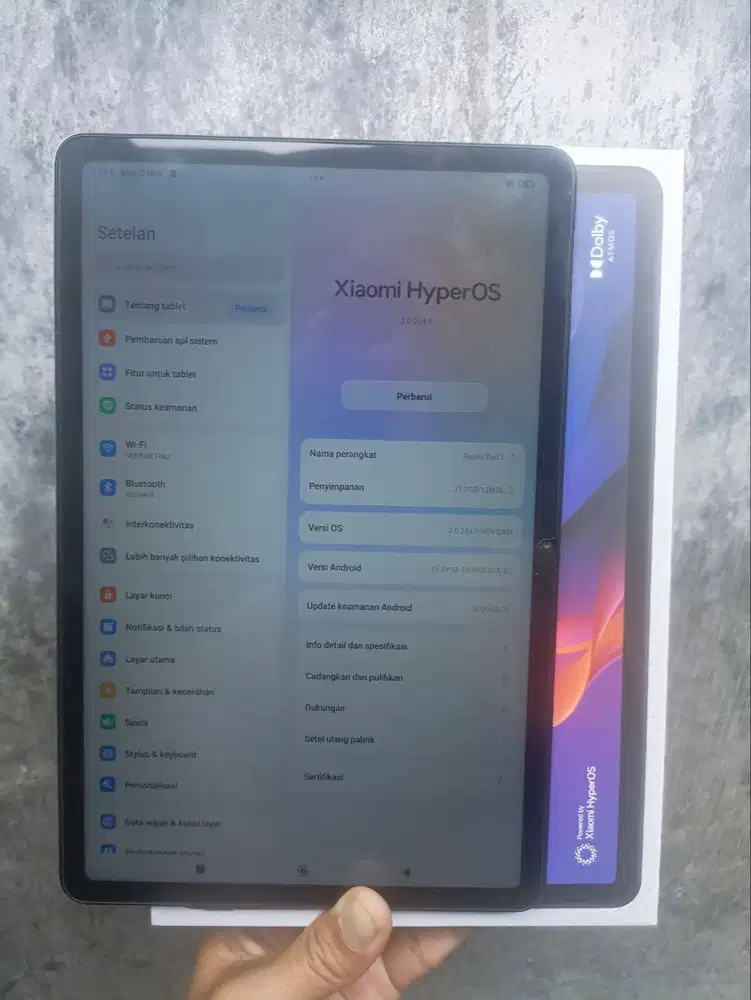 Jual Xiaomi Redmi Pad 2 4/128 GB Fullset Garansi Resmi