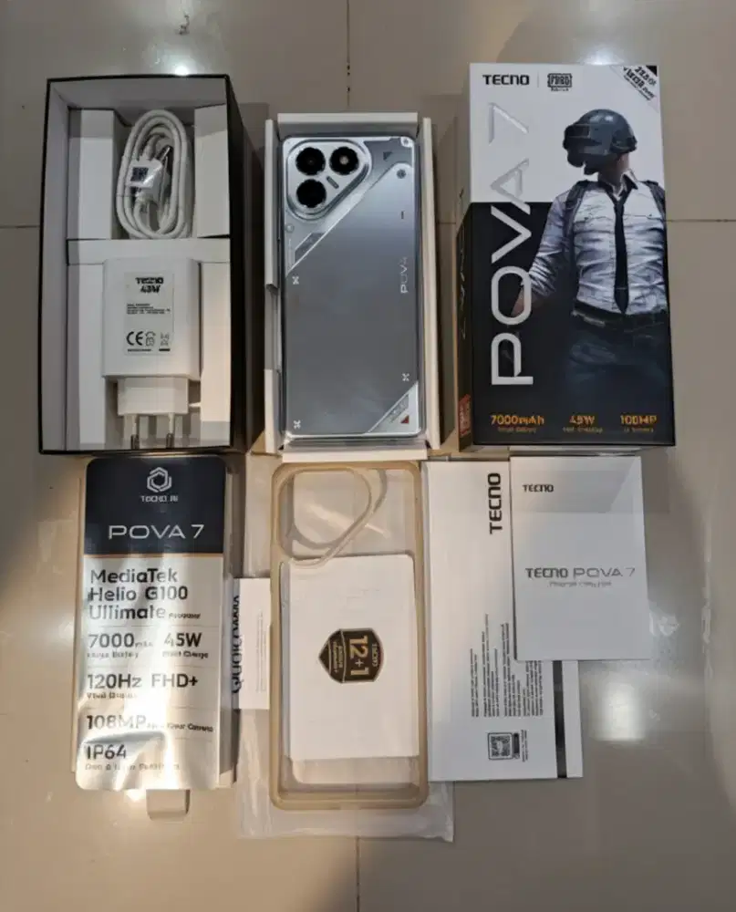 Tecno Pova 7 (8/256GB) Mulus Lengkap