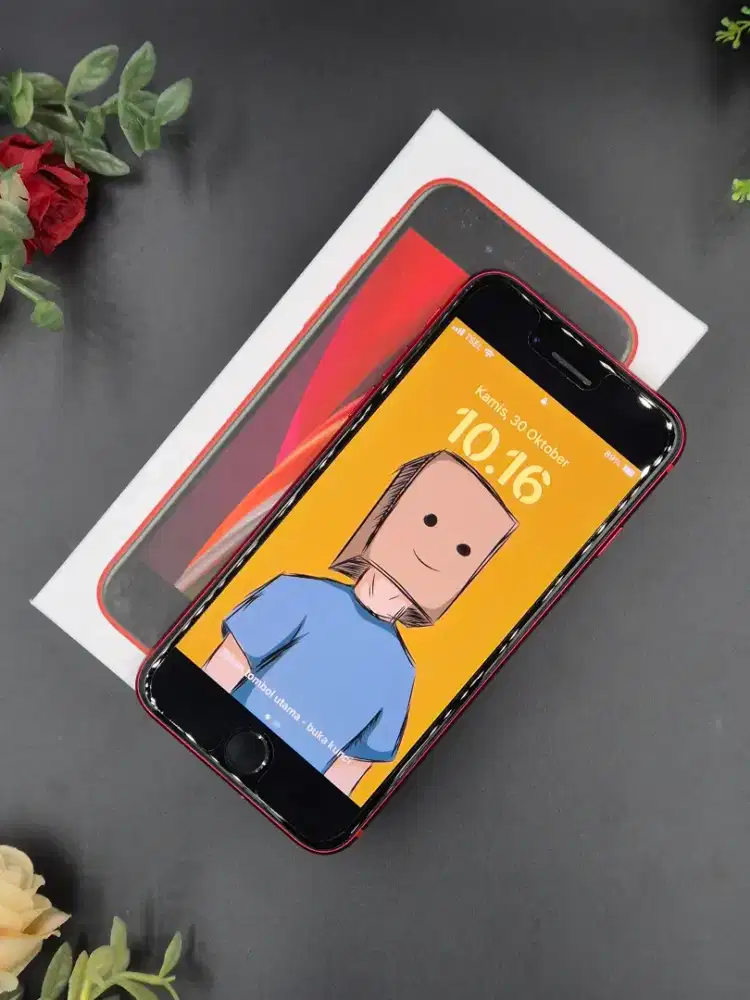 IPhone SE2 128Gb Red iBox Indo Terjamin