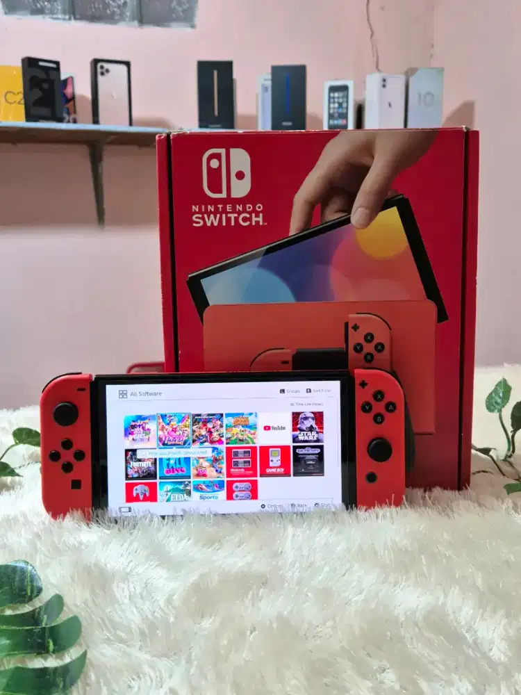 Nintendo Switch OLED Mario Red Edition Mantap