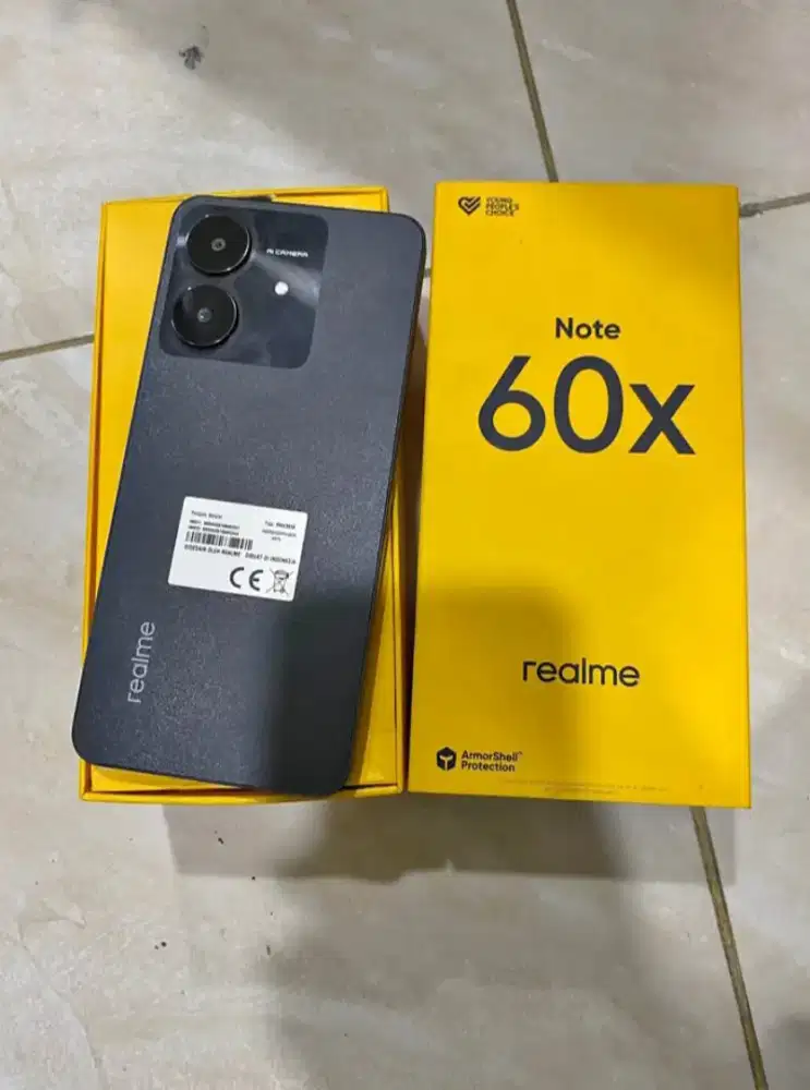 Realme not 60x ram 4/64 msh baru cuma di buka aj dus ny ,