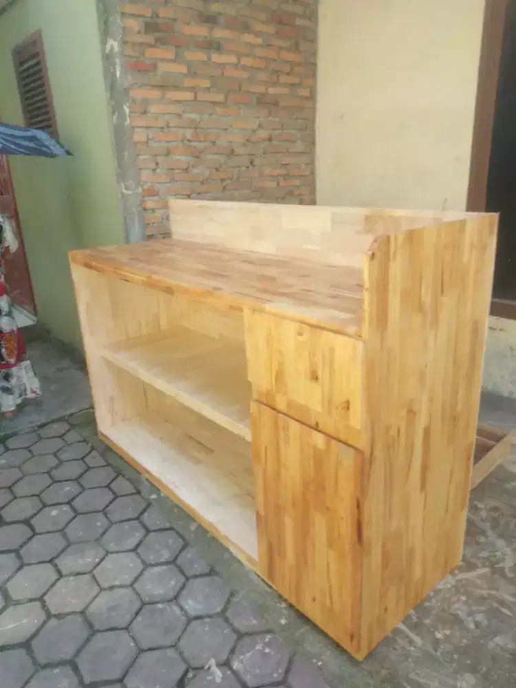 Meja cafe dan bar jati Belanda