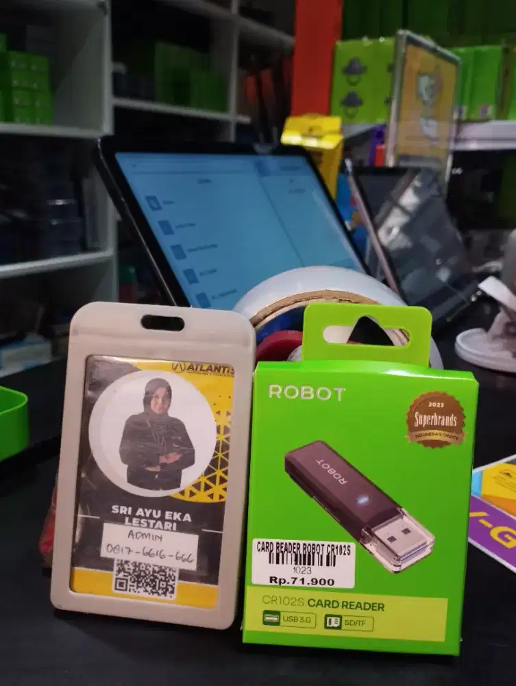 CARD READER ROBOT CR102S ATLANTIS DAHSYAT