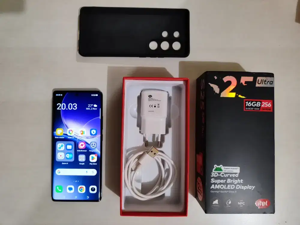 Itel S25 Ultra 8/256 Fullset Mulus