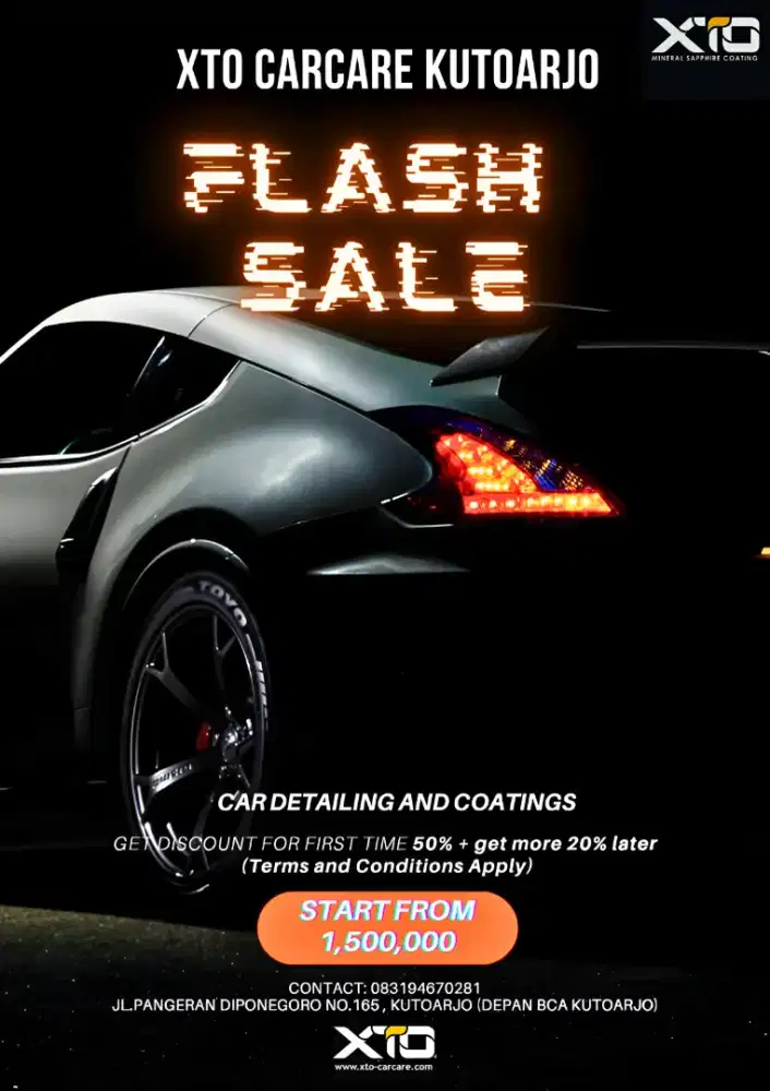 XTO Kutoarjo Car detailing and coating