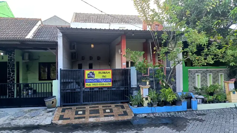 Disewakan/Dikontrakkan rumah Surya Regency blok D6/5 Gedangan Sidoarjo