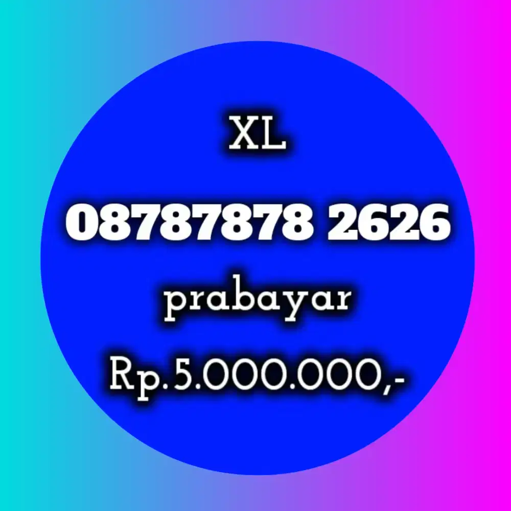 NOMOR CANTIK XL 2626