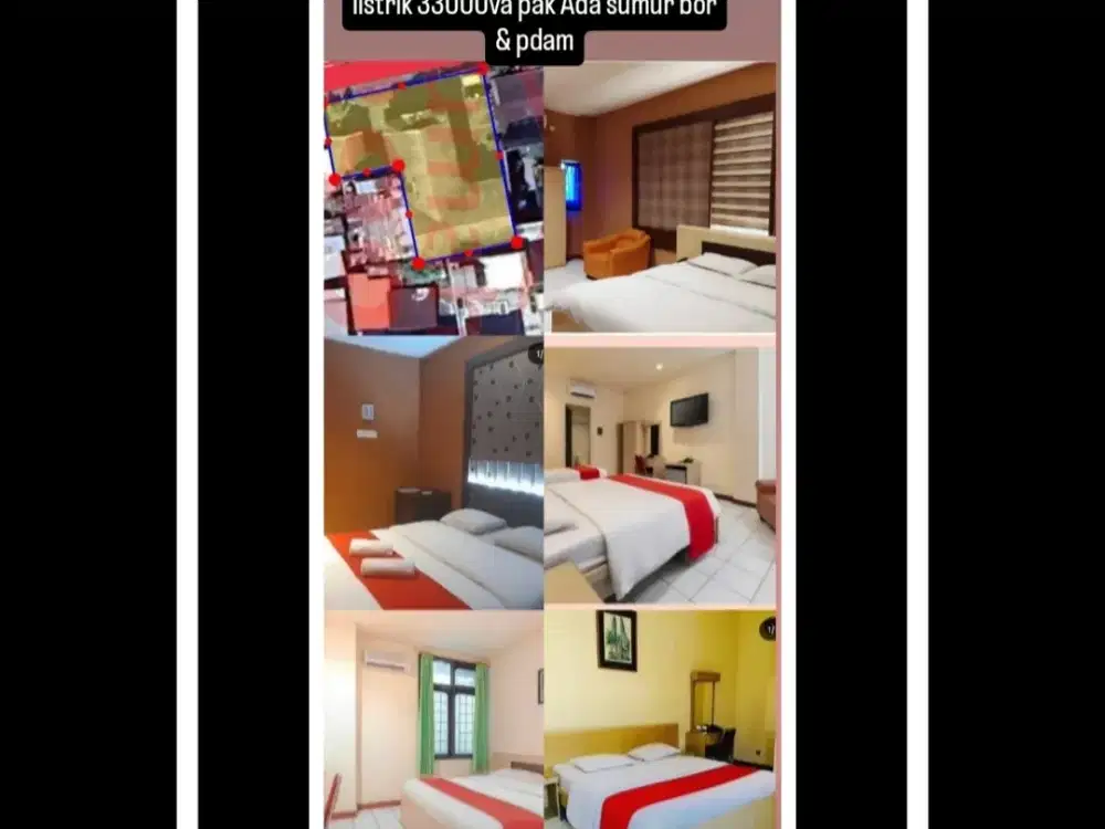 DIJUAL Hotel dalam kota 3 Lantai Jl.S.Pareman  L.Tanah: 750 mtr