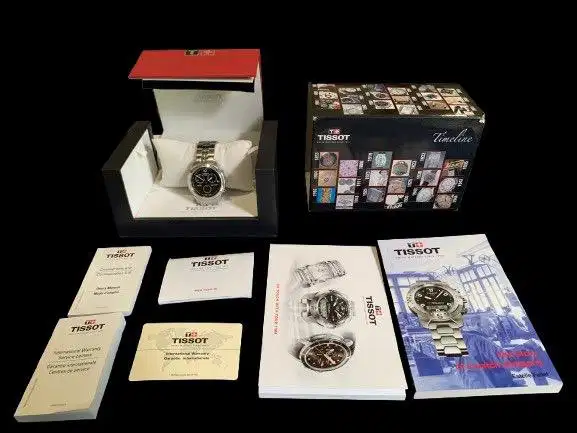 Tissot PR 100 chronograph jam tangan