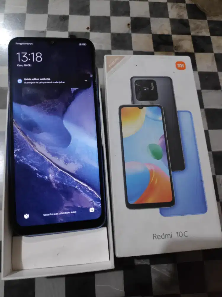Redmi 10c 4/128 Fullset siapa cepat