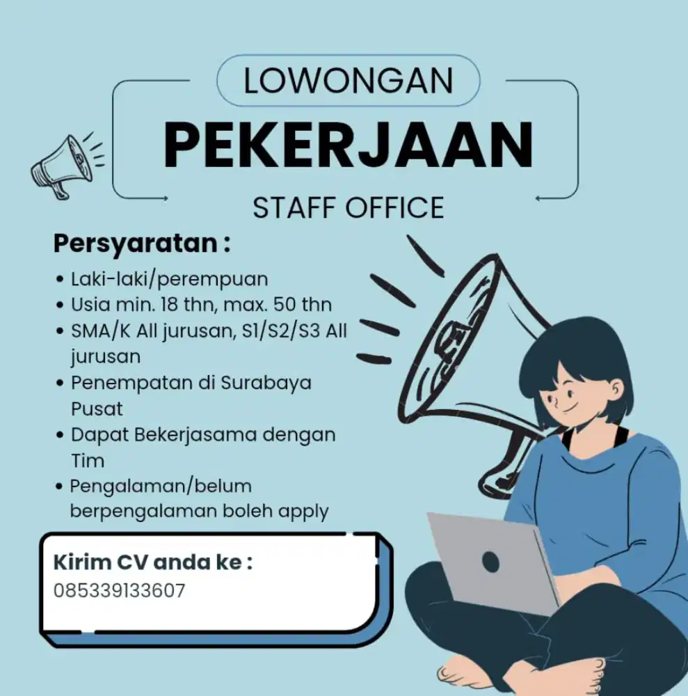 Staff office Kantor Cabang Surabaya