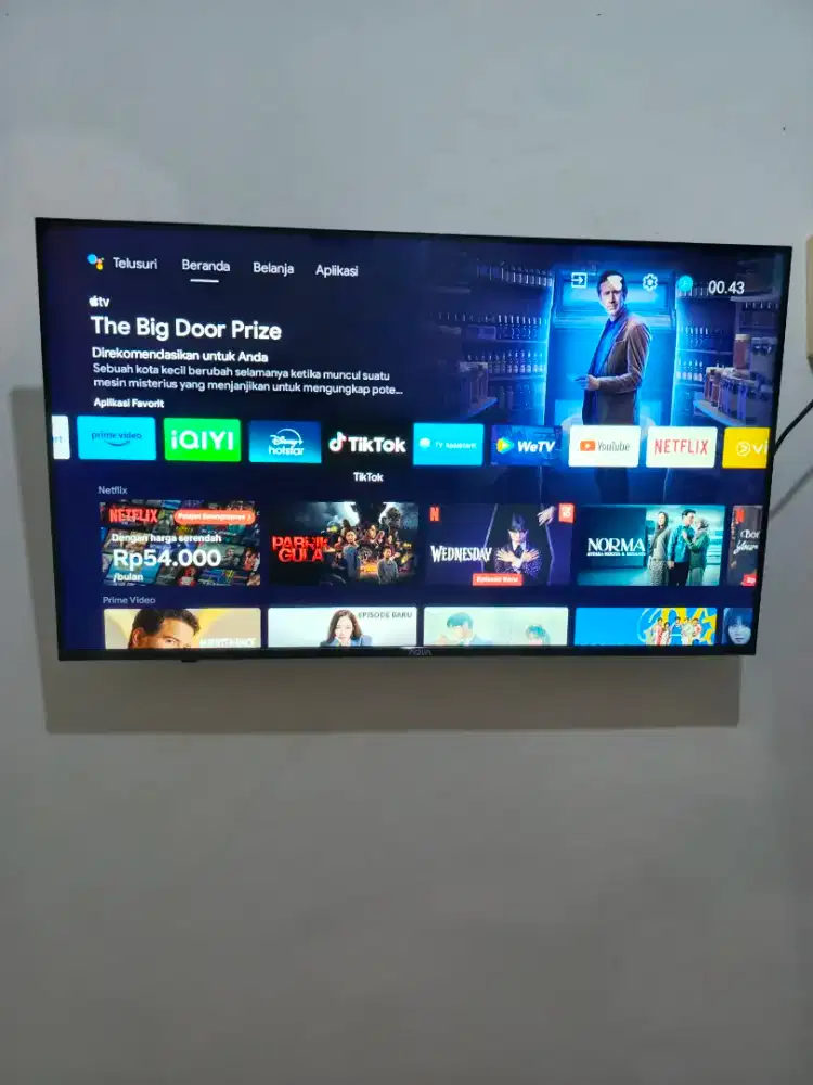 Google TV Aqua 43 Inc Jual cepat