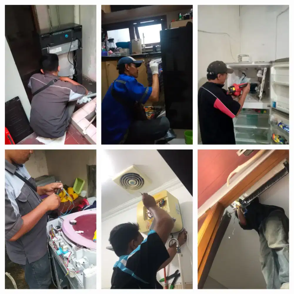 SERVICE KULKAS,DISPENSER,WATER HEATER,MESIN CUCI AC DLL BERGARANSI
