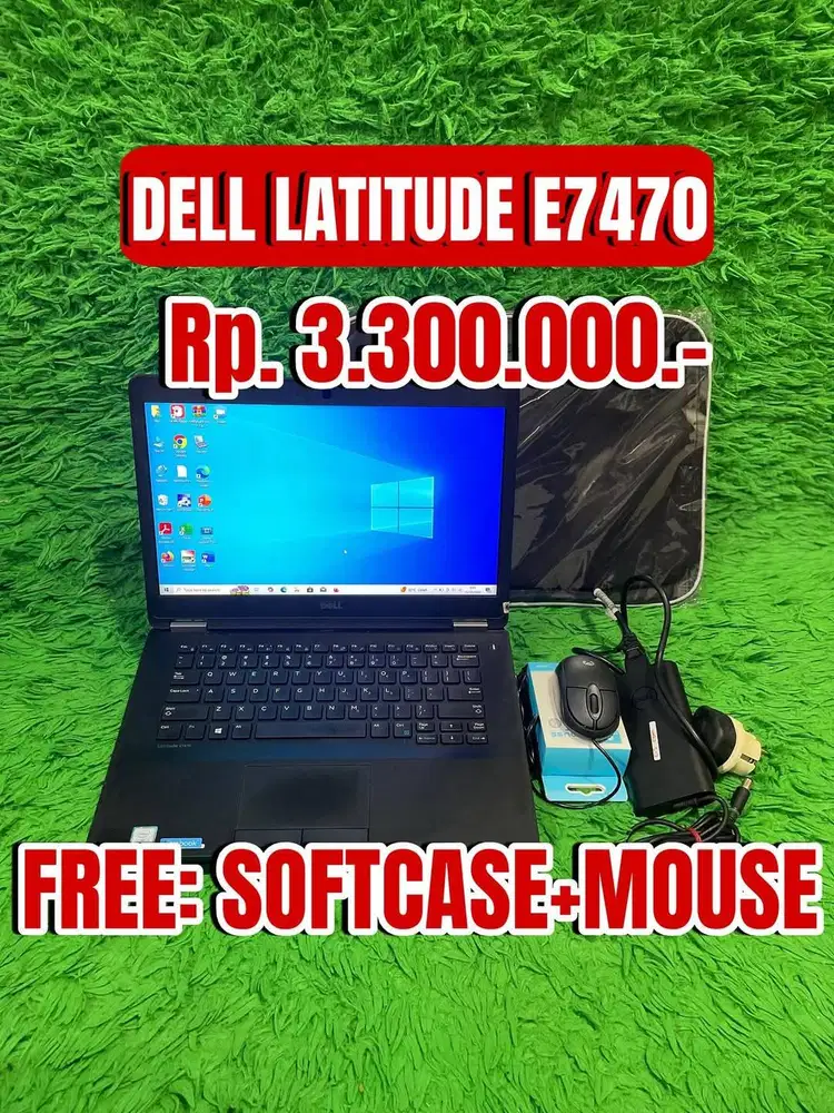 READY LAPTOP DELL E7470 Intel Core i7-6600 8GB 256GB VGA Intel HD 14'