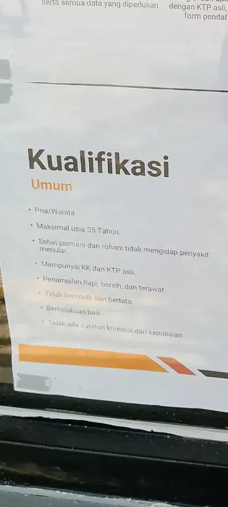 Dibutuhkan karyawan cathring