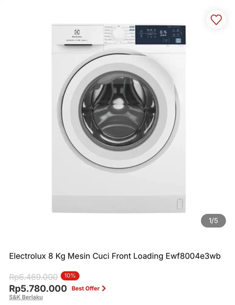 Mesin cuci front loading 8kg bisa cicilan syarat ktp dibantu smpe acc