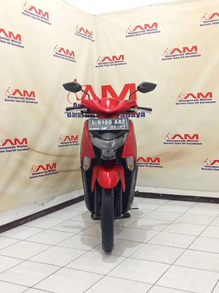 Km 10 ribu yamaha Gear 125 Type S Tahun 2022 warna merah doff