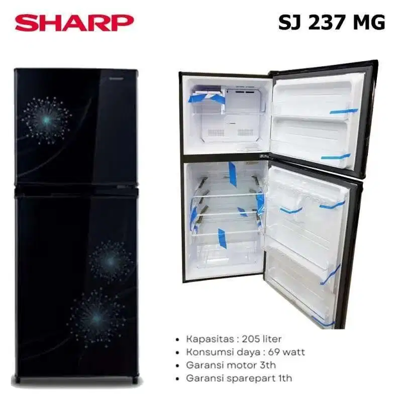 Dijual Kulkas Sharp 2 Pintu (Baru)
