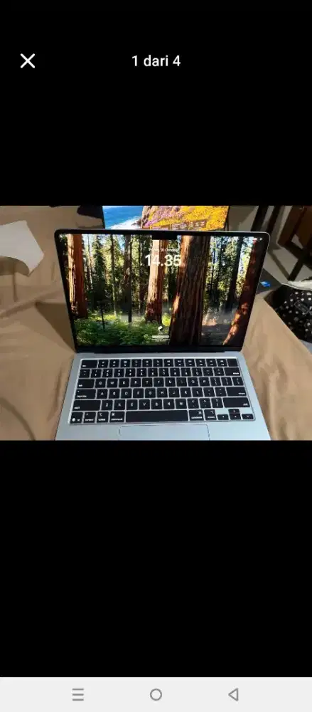 Macbok air m4 13inch 256gb sky blue