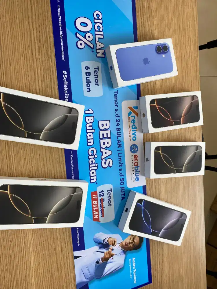 CICILAN IPHONE TANPA DP HANYA KTP SAJA. BUNGA 0%