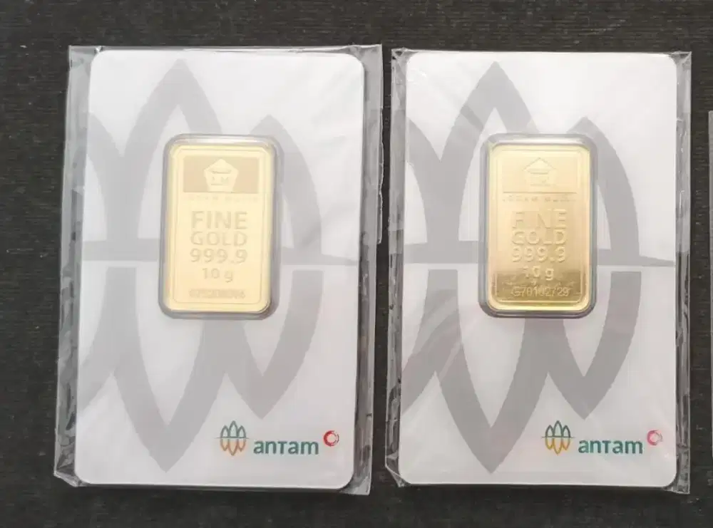Antam 10 gram 2 Keping