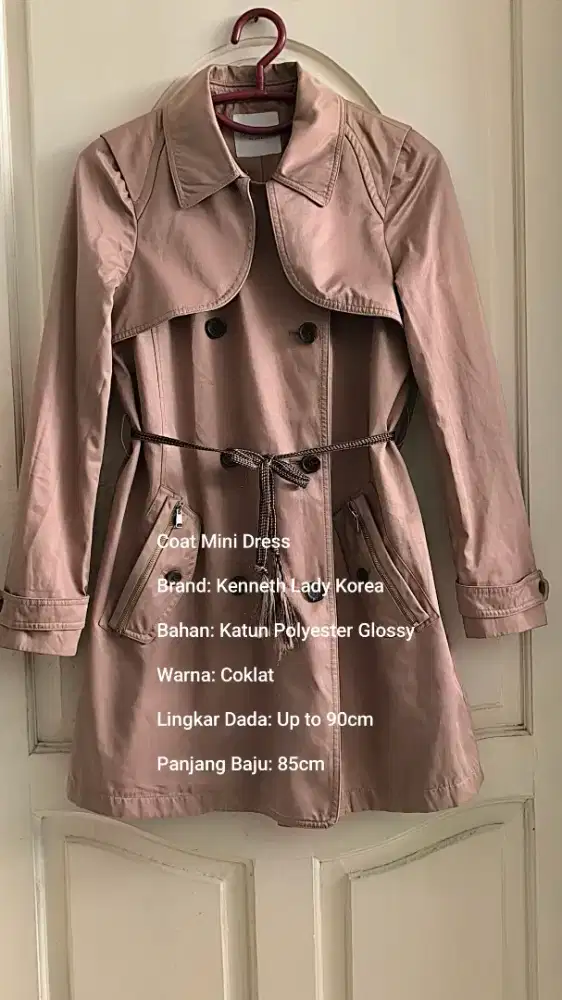 Coat Mini Dress Import Korea