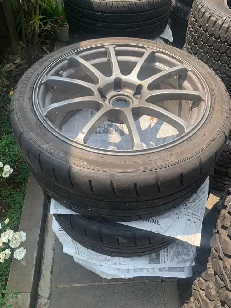 Advan racing R18 veleg dan ban bekas, second