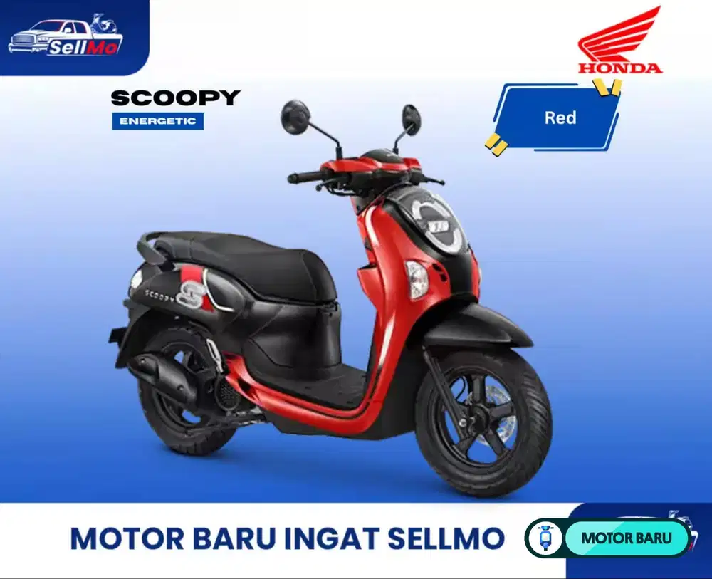 PROMO MOTOR HONDA SCOOPY ENERGETIC / FASHION SCOOPY PRESTIGE/ STYLISH