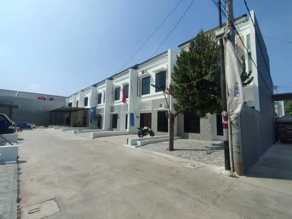 Rumah cluster murah design modern SIAP HUNI lokasi dekat tol Jatiwarna