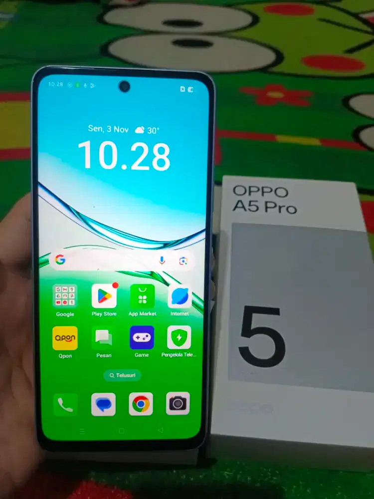 Oppo A5 Pro ram 16/256 GB fullset ori sampai ke nota