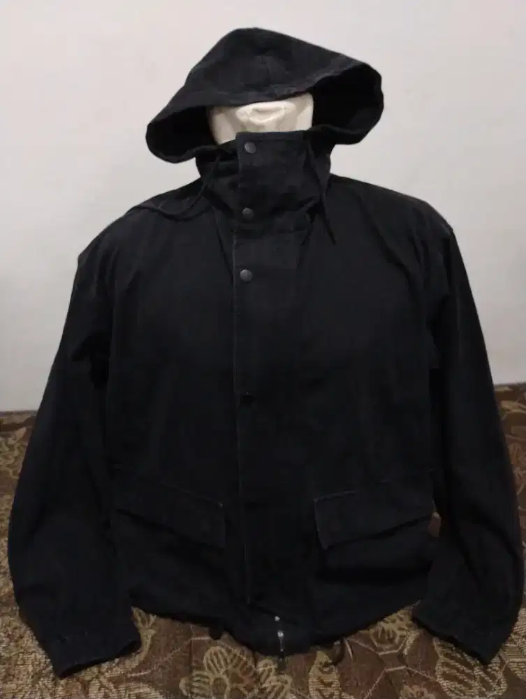 Hoodie zipper Partimento bahan Canvas