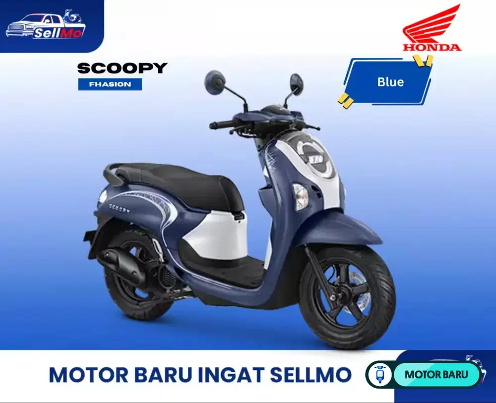 PROMO MOTOR HONDA SCOOPY ENERGETIC / FASHION SCOOPY PRESTIGE/ STYLISH
