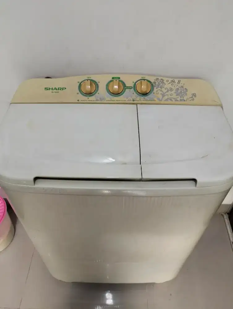 Jual mesin cuci SHARP ES t65M minus pengering TDK muter yg lain aman