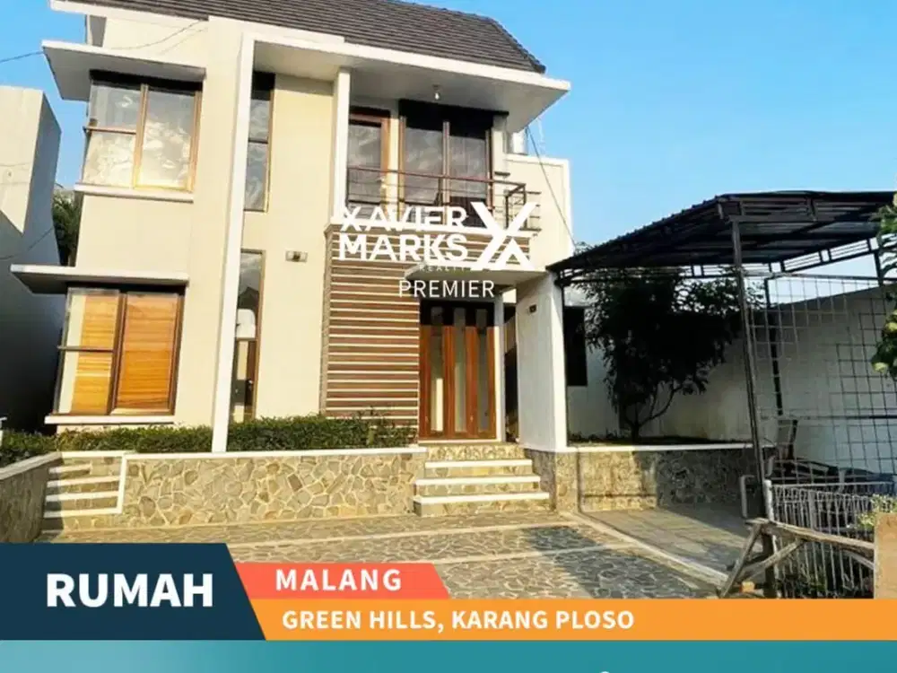 Dijual Rumah Semi Furnish Siap Huni di Green Hills Malang