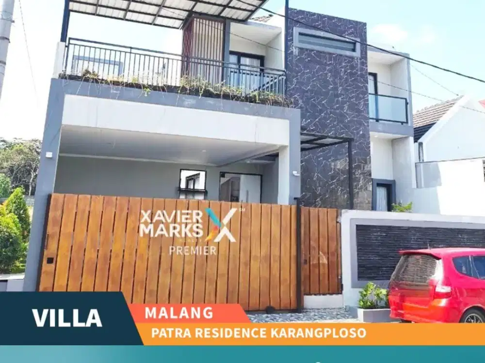 Dijual Rumah Villa Semi Furnish dengan Private Pool di Karangploso