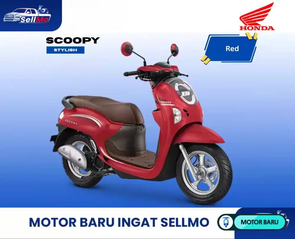 PROMO MOTOR HONDA SCOOPY ENERGETIC / FASHION SCOOPY PRESTIGE/ STYLISH