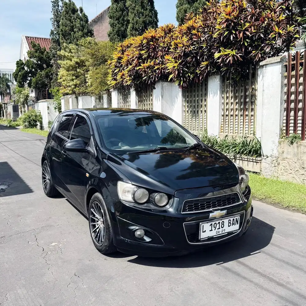 Chevrolet Aveo Sonic LT Spion Retrack AT Pajak baru Irit bbm Siap pake