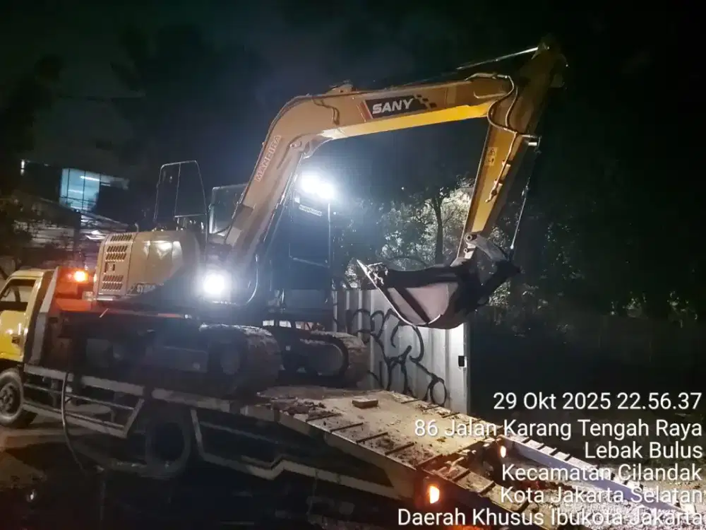 Excavator becko vibro dozer wales crane jabodetabek