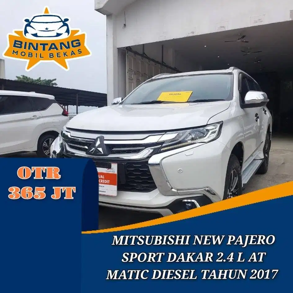 MITSUBISHI PAJERO SPORT DAKAR 2.4 L AT MATIC 2400 CC DIESEL TAHUN 2017