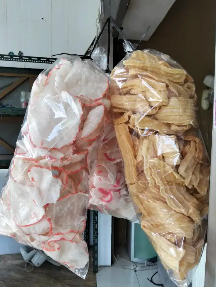 Krupuk anti kolesterol. Krupuk pese
