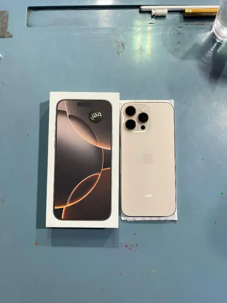 iPhone 16 Pro Max 256Gb Dessert Titanium Baru 2Bulan Jarang Pakai