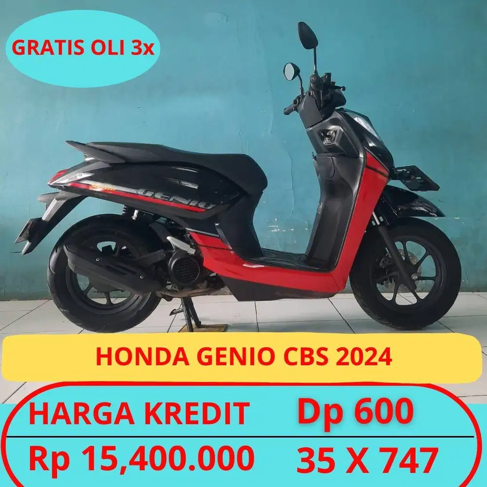 Honda Genio Cbs 2024 Dp Murah Hanya 600Ribu