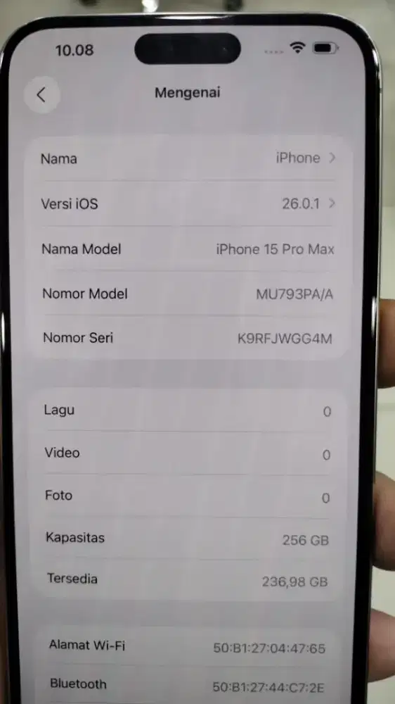 iphone 15 pro max 256 ibox mulus lengkap no minus