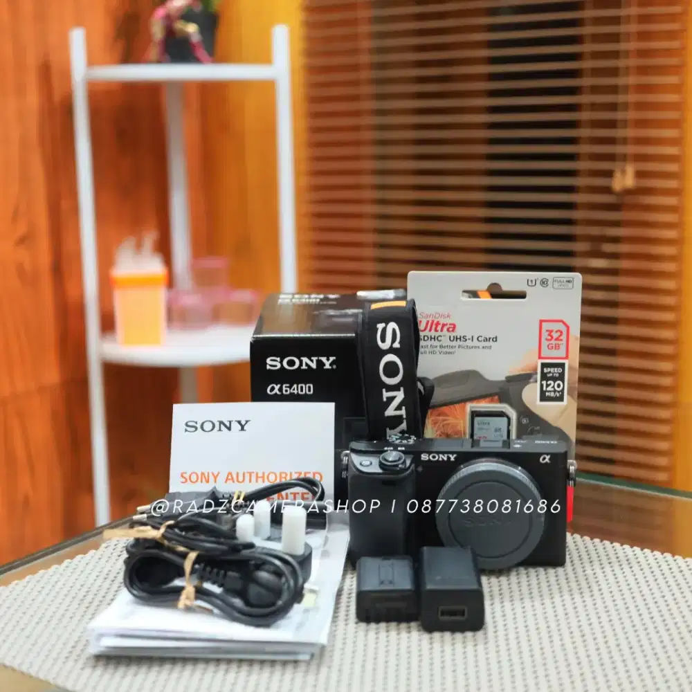 Sony A6400 Body Only Fullset Mulus SC Minim