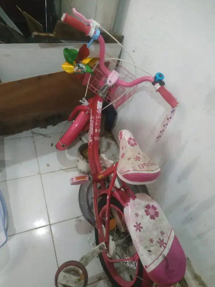 Sepeda roda 4 anak perempuan