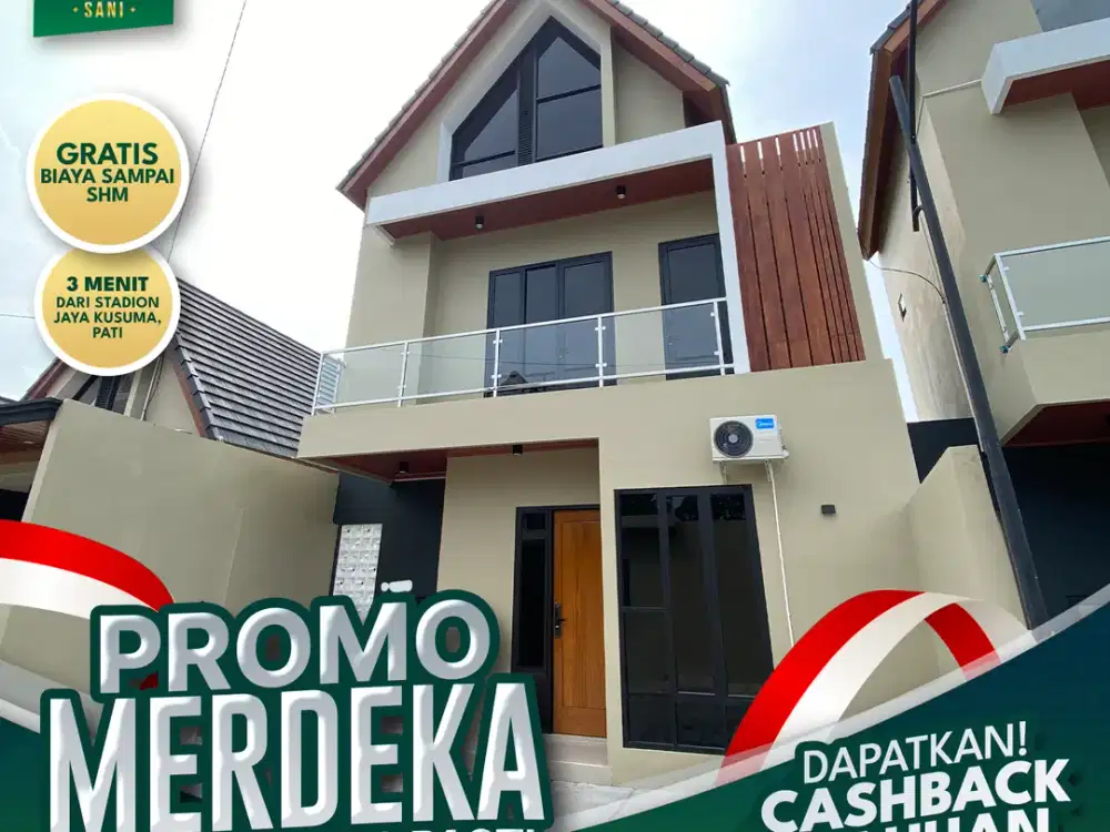 Rumah Skandinavian dan American di kota Pati