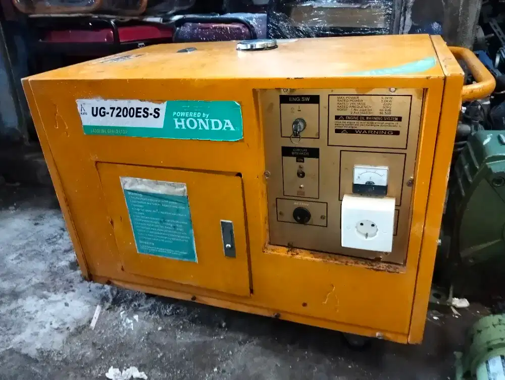 Silent Honda generator 7200
