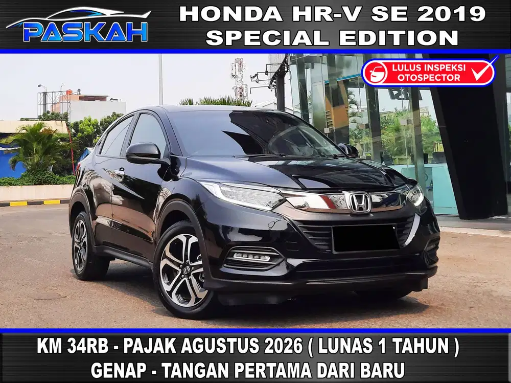 PAJAK=08-2026 GENAP km=34k Honda HRV SE 2019 HRV SPECIAL EDITION 2019