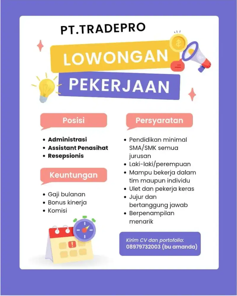 Info loker jakarta barat